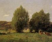 尤金 布丹 : Landscape near Honfleur